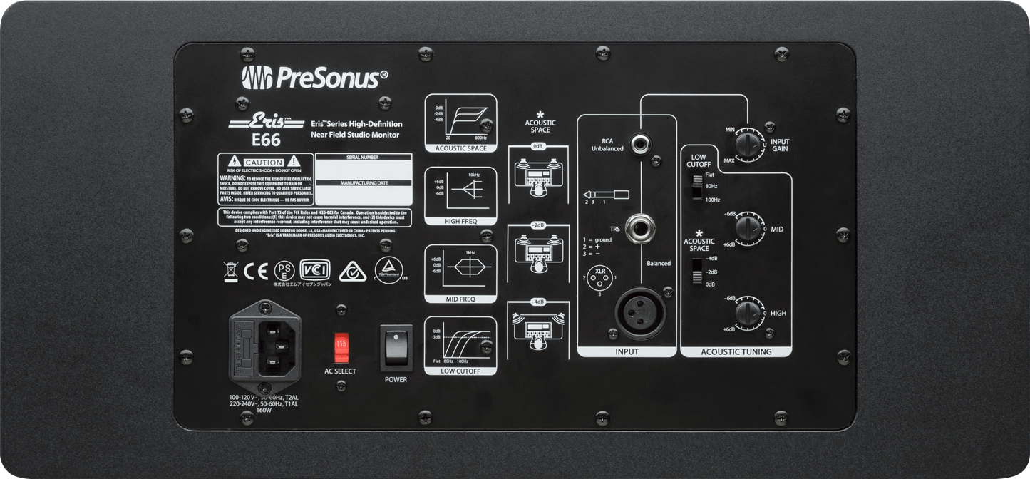 Eris® E66 Studio Monitor